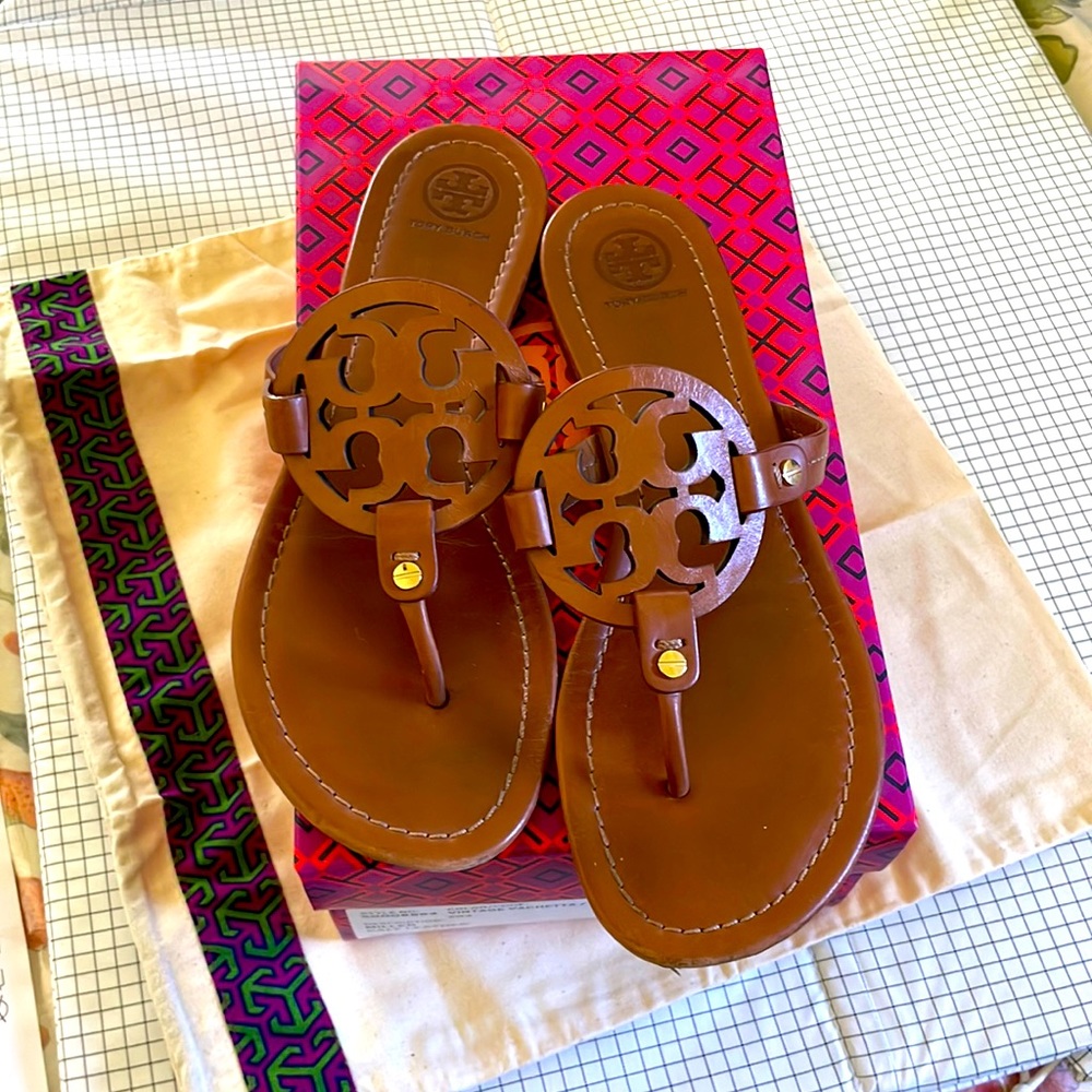 Tory Burch Miller calf leather sandal